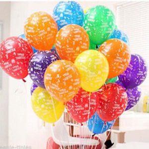 Deluxe 28cm Printed Latex Balloons