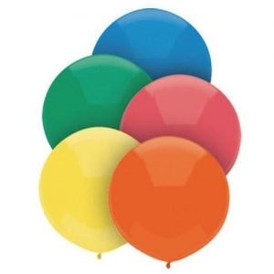 Primary Assorted 43cm latex outdoor balloons