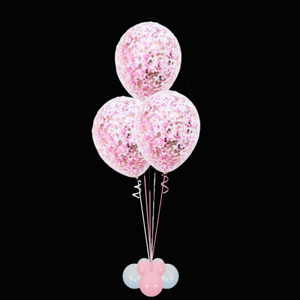 Bouquet of 3 Large Confetti balloons2 copy