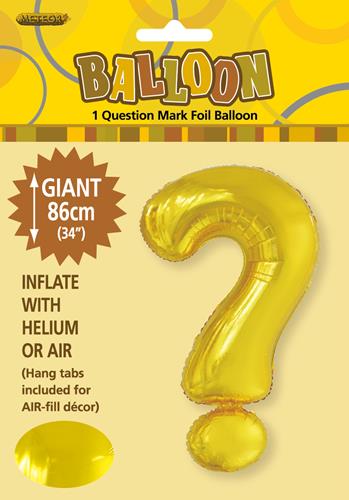 ? Gold foil balloon letter helium filled
