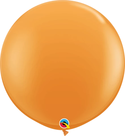 Orange 90cm latex balloon