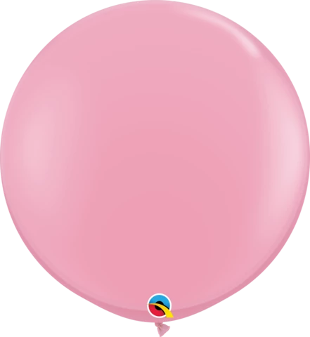 Pink 90cm latex balloon